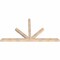 Ekena Millwork Saratoga Smooth Timber Gable Bracket, Douglas Fir, 84"W x 45"H x 3 1/2"D x 3 1/2"F, 13/12 Pitch GBW084X45X0404SAR00SDF - alternate 2